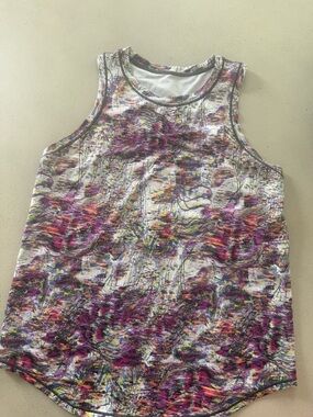 lululemon athletica Multicolor Abstract Scoop-Neck Tank - White Base